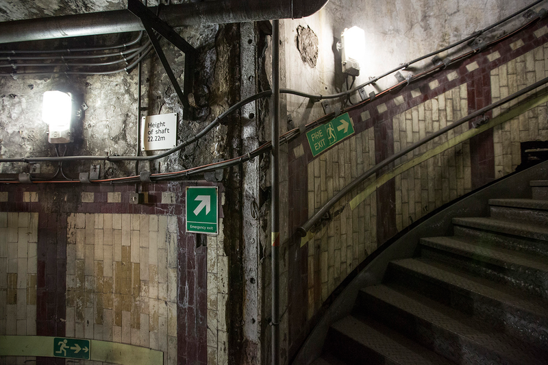 What decades of decay do to the tiles. Photo: Dan Kitwood/Getty Images.